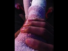 Back For Another Milking With Fuzzy Socks,  He Came All Over My Toes - Ava Brooke