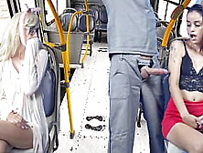 Encoxada On The Bus Worker Took Out His Dick In Public!