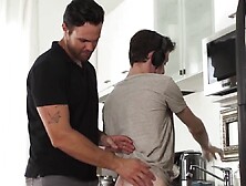 Sayunclenetwork. Com - Naive Twink Throatfucked And Bareback Ass Drilled In The Kitche