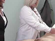 Gilf Doctor Lacey Starr Doggystyle Threesome Patient Fucking