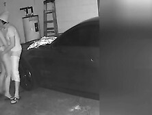 Milf Caught Blowing Sons Best Friend By Hidden Cam In Garage