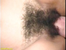 Hairy Teenie Bum B.  Destroyed By A Large Penis