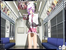 3D Cartoon Subway Schoolgirl Let Her Ass Be Inserted