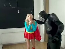 Supergirl Defeat By Robot Villain