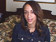 Light Skin Cutiie W Natural Big Tits And Ass Gets A Nice Facial In Pov Video