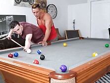 My Cute Stepson Troye Jacobs Gave Me A Pool Table So I Gave Him My Yummy Cum Hoe 2