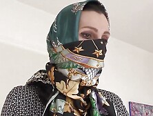 Lady Victoria Valente - Styling Of Fabric Mask And Headscarf,  Joi