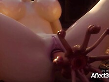 Large Breasts Elves Screwing With Monsters In A Cg Animated Porn