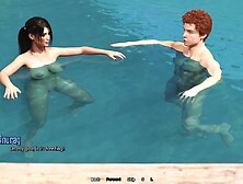 Step Sister Swimming Naked In The Forest And Got Caught - 3D Hentai Animated Porn - Life In Santa Co