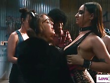 2 All Beauty Gangs Battle It Out With Lesbo Sex. The Breasty Sweetheart Lick Facesits And Snatch Fist When A Large Boobs Mother I