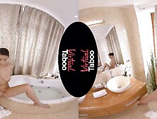 Bath Time Fun with Sexy Blonde Babes - Old Man Fucks Two Hot Girls