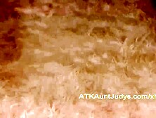 Penny Brooks spreads her snatch and masturbates