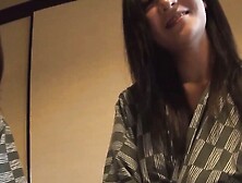 american gets his cock massaged by two asian women before he fucks their tight pussies deep