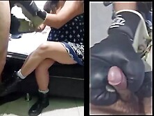 Fetishwife Boxing The Slave´s Balls & Rod Until Cums On With Leather Boxing In Combat Boots