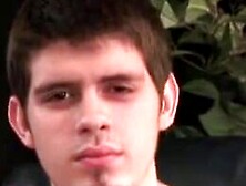 XXX explicit Amateur stud strips and masturbates while enjoying porn