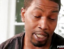 Breasty blond Jessa Rhodes screws large ebony weenie in XXX interracial scene GP1257