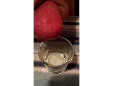 Swallow Cum From Glass Shot