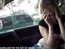 babe blonde getting nude around town