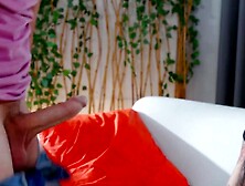 Step-Mother's Milk Shower - Stepson Gets A Nursing From Mommy