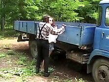 The black farmer and the farmer's daughter: fucked in the Italian countryside