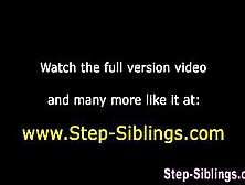 Slutty teen lez sits on stepsis face