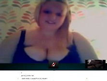 Bbw Cum Reaction On Skype (Part1)