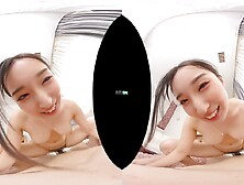 Horny asian tart emotional VR video