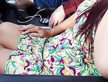 Amateur wife car dogging.  Picks up strange guy in public.
