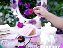 Curvaceous Blond Milf's Curves Exposed In Lingere - Big Boobs Babe Strips Down For You