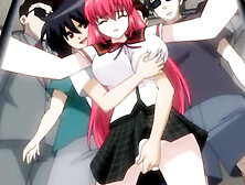 Hitomi Is Willing To Give Up Her Virginity To Save Him But Akitoshi Doesn't Stop There Fucking Both Her Pussy And Her Ass