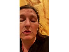 Despairing mother I'd like to fuck rushes back to hotel to do BIGGEST piddle in a plastic cup! After filling it one time,  this b