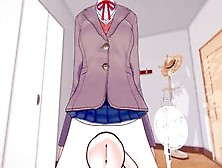 Alt.  Doki Doki Futa Club: Futa Natsuki Sladké Kurva S Futa Yuri | Taker Point Of View