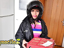 MAMACITAZ - (Lucero Perez & Charles Gomez) Hispanic Pizza Slut Gets Dick From A Customer