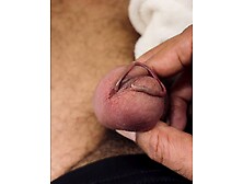 Thin Worm in cock