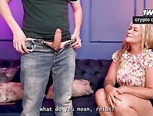 Big-titted MILF penetrates a giant cumbot in a homemade porno, sprays and gets