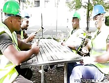 PrivateBlack - Pale Pussy Ria Sunn Dark Dicked by 4 BBCs!