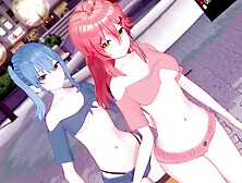 【KKS／MMD】"Trouble Maker" さくらみこ 星街すいせい【Hololive ホロライブ】