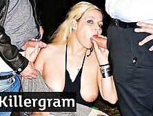 Playful hooker's bukkake trailer