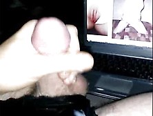 Big Dick Dude Likes Masturbating While Watching Porn