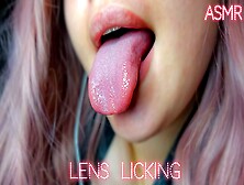 Asmr Lens Licking???? & Fogging,  Slurps | Close Up & Far ( Mouth Sounds ) | Ликинг Линзы