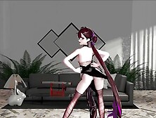 Li Sushang Honkai Impact Hentai Mmd 3D Dance Bass Knight - User2756983 - Purple Wicks Color Edit Smixix