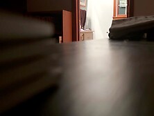 Spying on stepdad after his shower