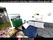 Blonde Mila Pie had wild sex in VR.