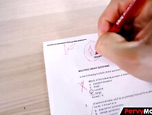 Stepson Did Soever this guy Could with his Grades for Earning his Stepmom's Praise