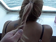 Fast doggystyle on a cruise