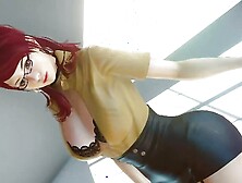 Thick Office Asian Lady Dancing (3D Hentai)