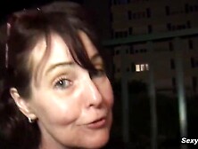 Amateur granny Joyce Mifle brought home large dong dude Max Casanova and gave him head then undressed to underware soaked twat p