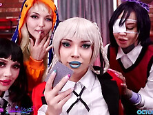 Compulsive Gambler Orgy by