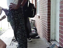 White trash girl sucks off BBC