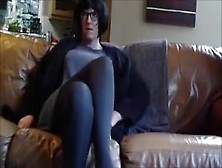 Lucy In Grey Pantyhose